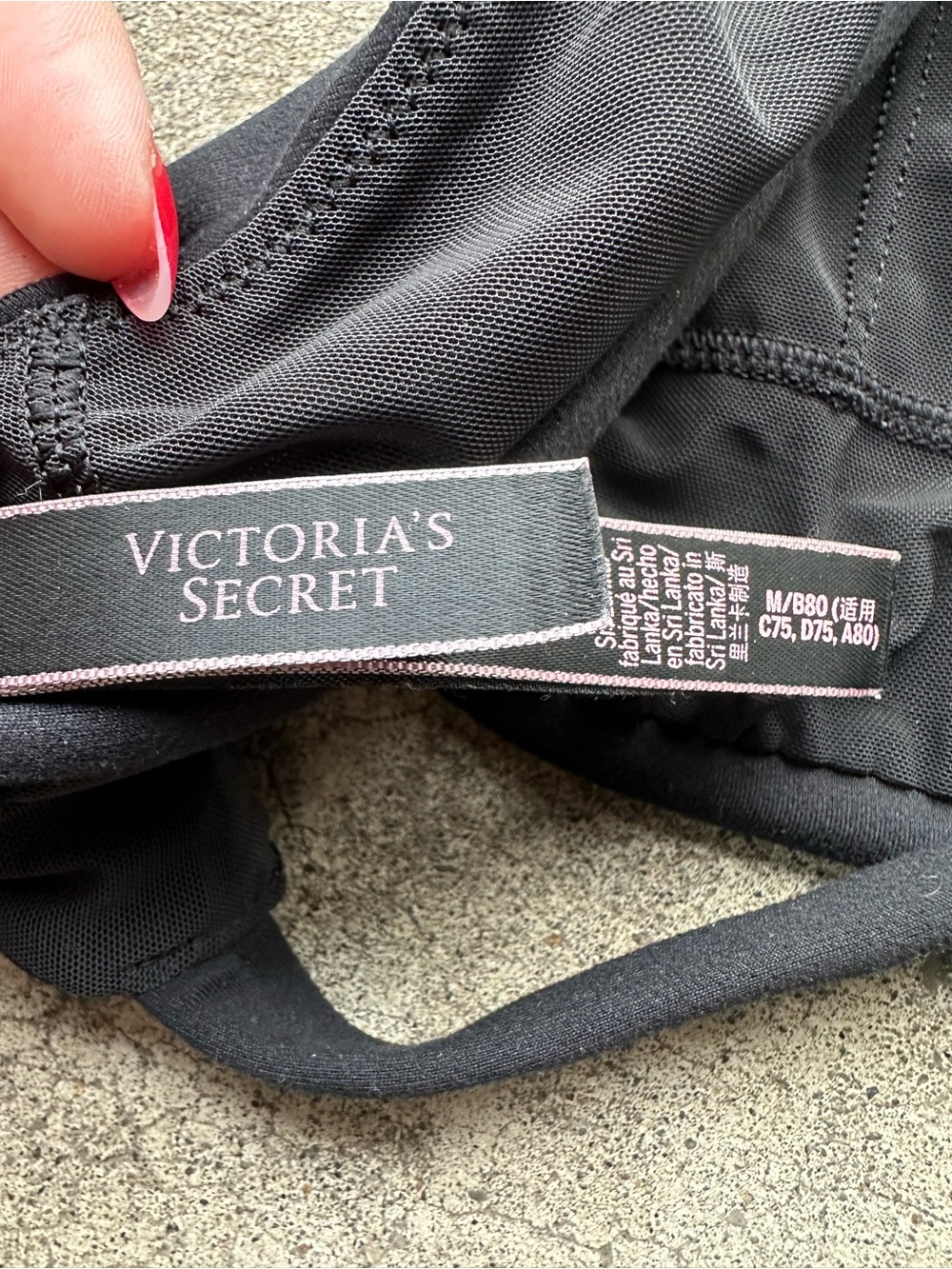 Victorias Secret Black Halter Bralette Bra - Picture 3 of 5